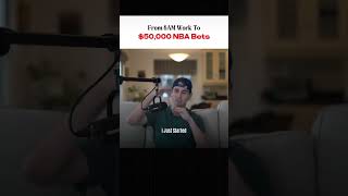 ​@AlexMonahan1 6 AM grind. Data models. $50,000 NBA bets. Here's the daily routine