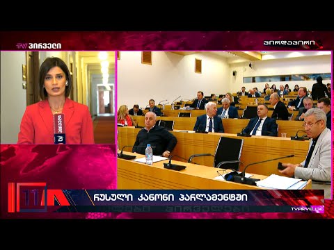 ხელისუფლება რუსული კანონის მხარდასაჭერად  ემზადება