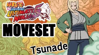 Naruto Ultimate Ninja 5 (PS2) - Tsunade Moveset