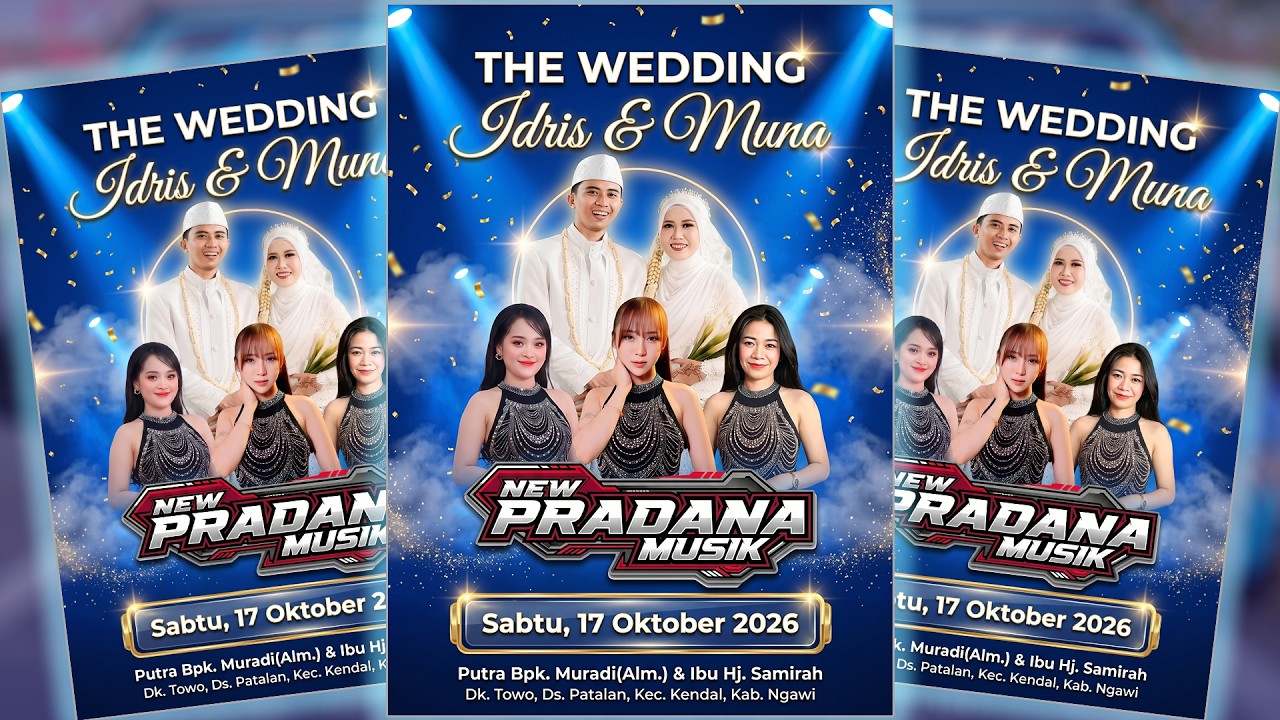 Live! New Pradana Musik - Wedding Idris & Muna - Towo Patalan Kendal Ngawi - Restu Agung Audio