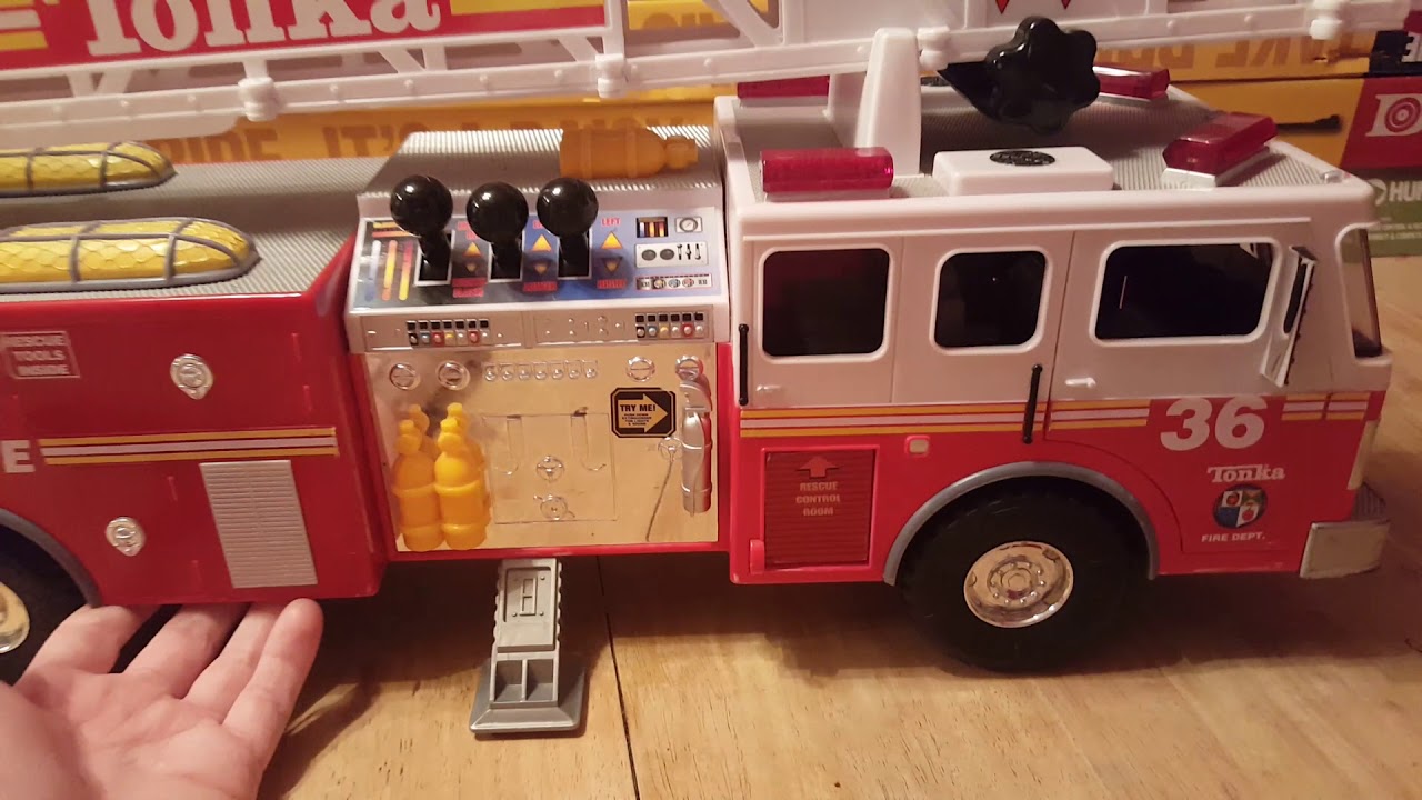 Tonka #36 03473 Fire Rescue Toy Truck 