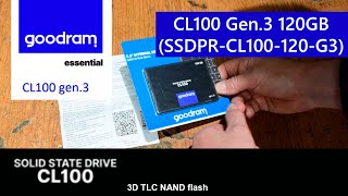Установка Goodram SSD CL100 Gen.3 120GB из Rozetka. Перенос системы. Скорость загрузки системы.