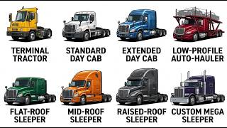 Every Type of Semi-Truck Cab Explained in 16 minutes