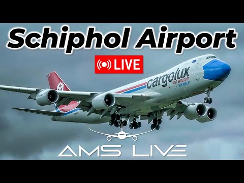 LIVE: Schiphol Arrivals | Kaagbaan 06 | 4×B747 incl. Cargolux Mask & Emirates A380 | Aug 17, 2025