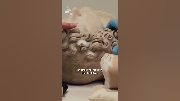 What happens when a statue breaks? ❤️‍🩹 #MetImmaterial #podcast