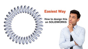 how to design circular spring on SOLIDWORKS 2021 | Easiest Way
