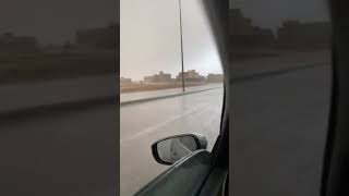 raining today raid my car Riyadh to kharj