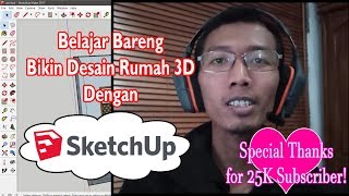 Tutorial Sketchup Pemula Eps 1 - Cara Sederhana Membuat Desain Rumah 3D screenshot 5