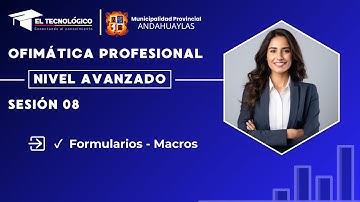SESIÓN 08: ☑️Formularios - Macros