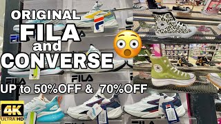FILA & CONVERSE | BAgSak Presyo!! | up to 70%Off - 50%Off Sale!! | Walking Tour | #Len TV Vlog
