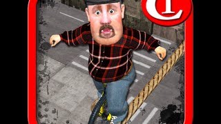 Android,IOS APP:Tightrope Unicycle Master 3D(胖子鋼索單輪車 3D綱渡り一輪車マスター 3D,줄타기 외발 자전거 3D) HD screenshot 1