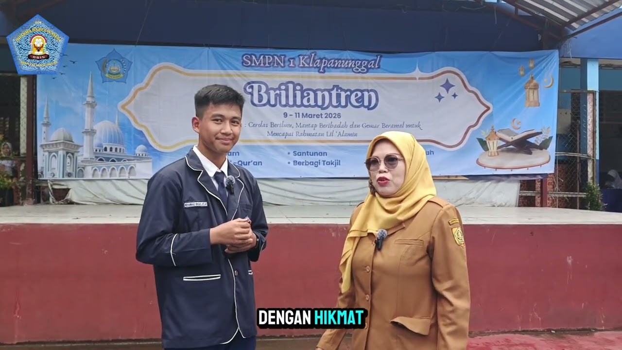 wawancara bersama ibu kepala sekolah SMPN 1 KLAPANUNGGAL ibu kiswanti m.p.d 