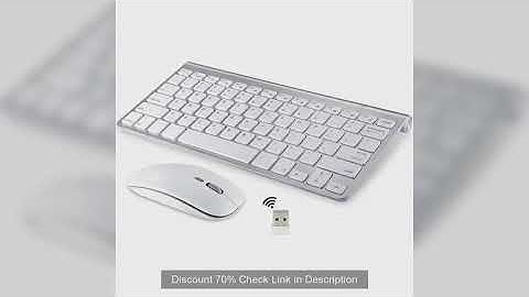 2.4Ghz Ultra-Thin Wireless Keyboard And Mouse Combo With USB Receiver Mouse Keyboard Set For Apple P
