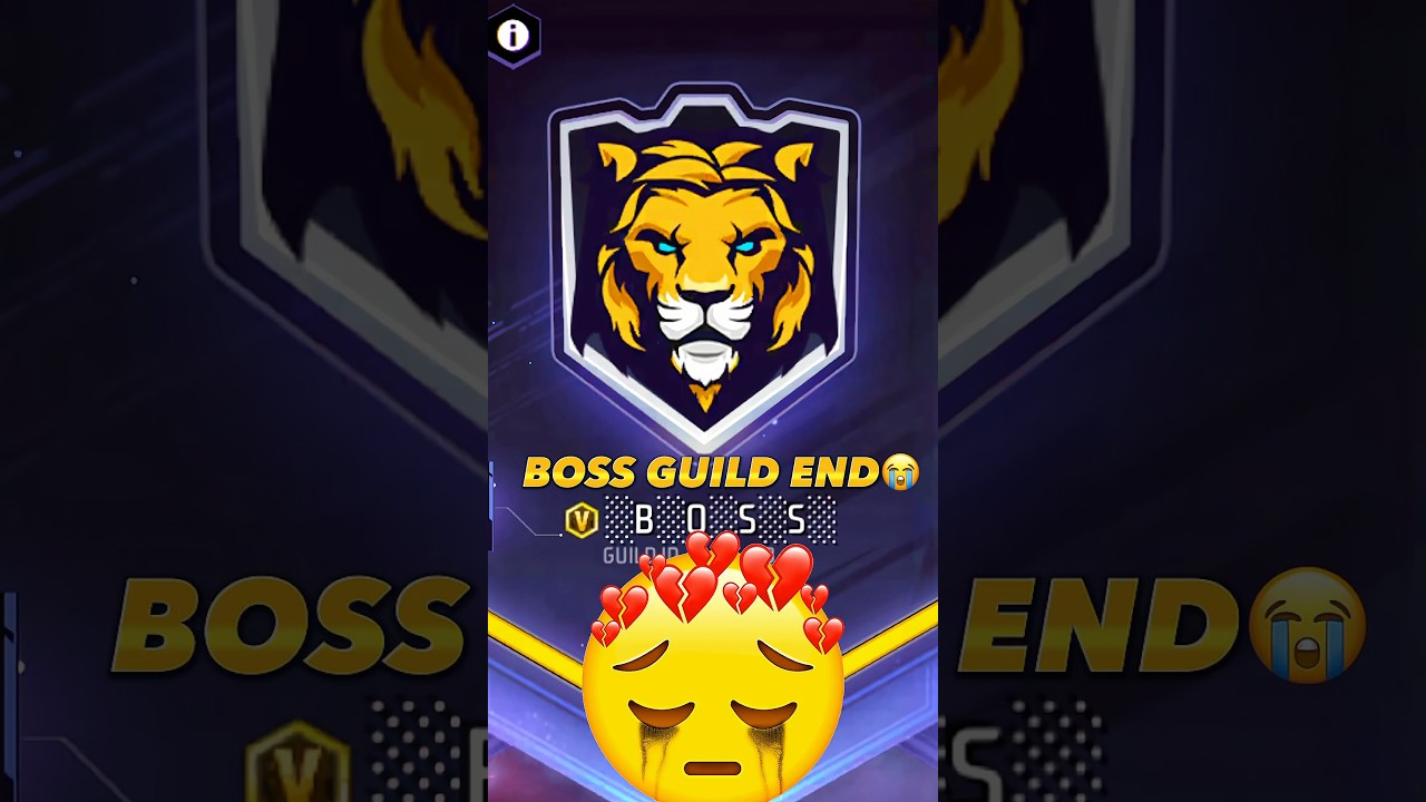 END OF BOSS GUILD 😭 || BOSS ALWAYS ON TOP 😈 🔥 BOSS GUILD FREE FIRE 