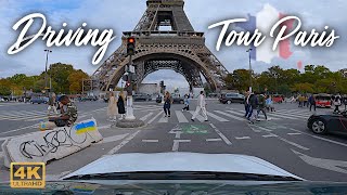 Driving Tour Paris France 4K
