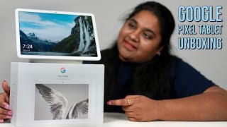 Google Pixel Tablet Unboxing with Speaker Dock First 2 in 1 By Google in Telugu By PJ