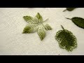 HAND EMBROIDERY LEAVES FOR BEGINNERS : 06 Types of Leaves