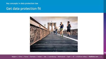 Module 1: (1) Key concepts in data protection law