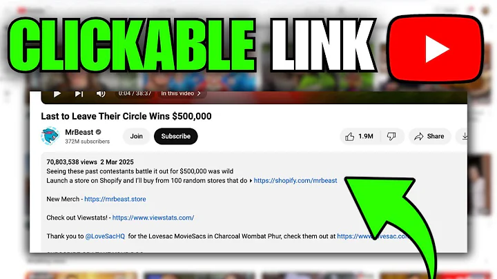 How To Fix YouTube Description Link Not Clickable