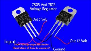 How to test voltage regulator 7805 7812 7806 7809  230v ac with 12v 3amps transformer ?