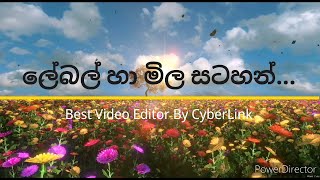 ලේබල් සහ මිල සටහන් කියවමු. (1 ශ්‍රේණිය)