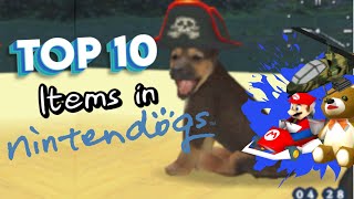 Top 10 Items in Nintendogs