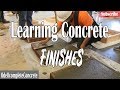 Beginners Learn How to Finish Concrete! Decorative Concrete DIY