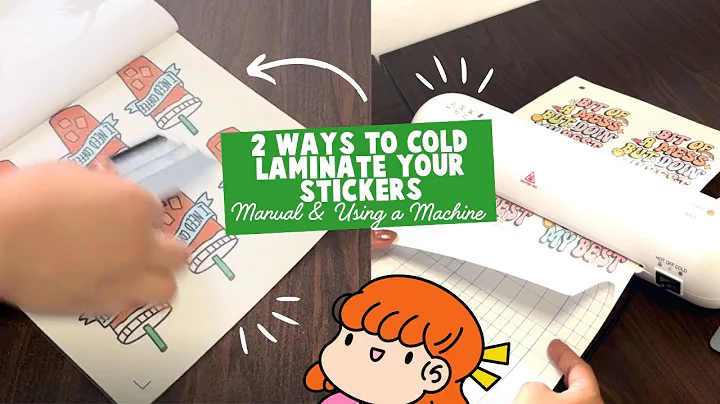 How to Cold Laminate Your Stickers? - Manual & Using a Laminating Machine