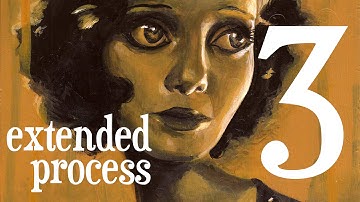 Painting with three colors (PART 3 of 4 / extended process) #BookOfFaces