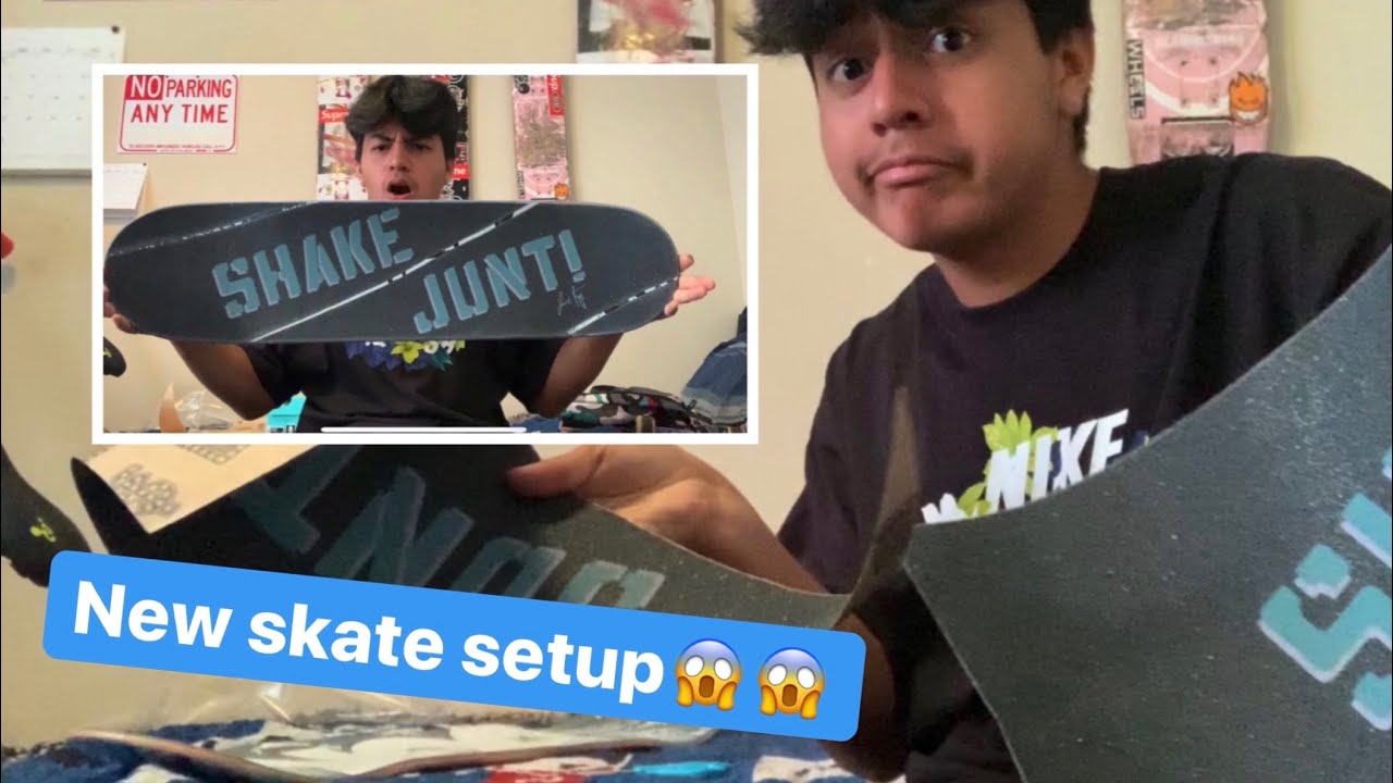 New skateboard setup - YouTube