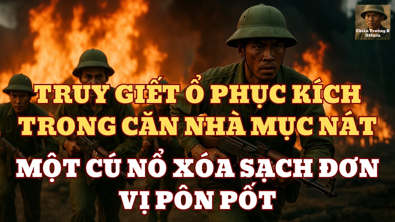 Truy Giết Ổ PHỤC KÍCH Trong Căn Nhà Mục Nát - Một Cú NỔ  Xóa Sạch Đơn Vị Pôn Pốt | Chiến Trường K