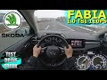 2021 Skoda Fabia 1.0 TSI EVO 110 PS TOP SPEED AUTOBAHN DRIVE POV
