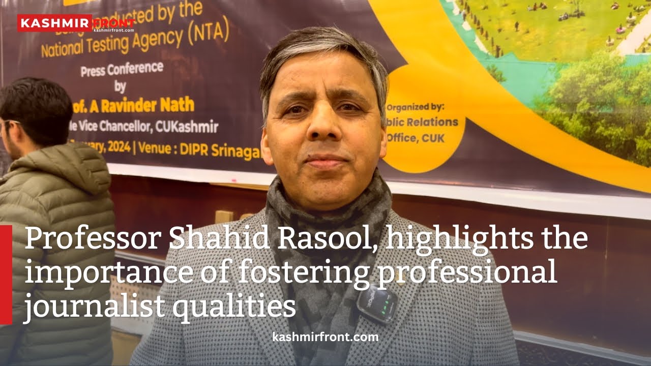 Sohaib Rasool Professor Shahid Rasool highlights the importance of fostering ...