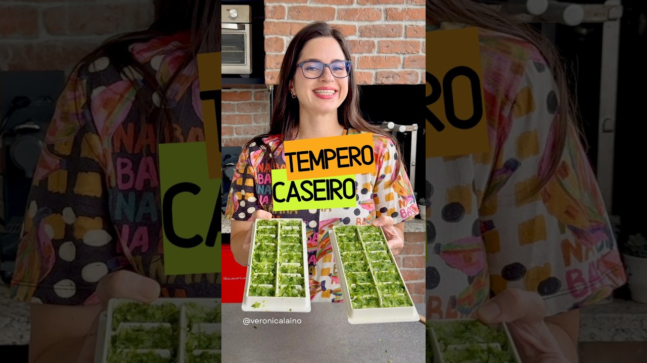 Tempero caseiro para congelar