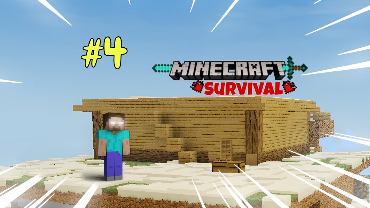 MINECRAFT PE Survival Series Ep 4 in Hindi 1.21 Made OP Survival Base ...