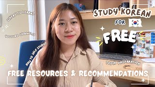 How did I selfstudy Korean for FREE? / Self Study Resources + Study Tips