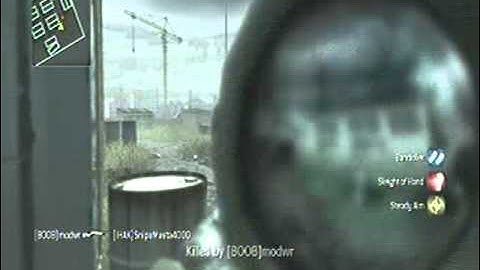 Call of Duty 4 1v1 Quick Scope with modwr  (Shipment)