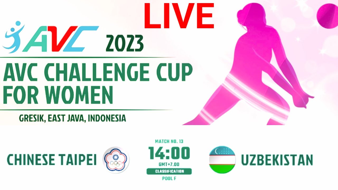 Chinese Taipei W vs Uzbekistan W 2023 AVC CHALLENGE CUP FOR WOMEN LIVE SCOREBOARD