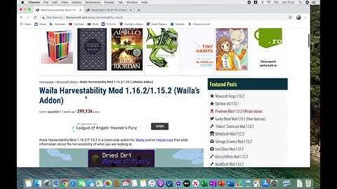 (LASTEST) How to Download the Minecraft WAILA mod (mac)