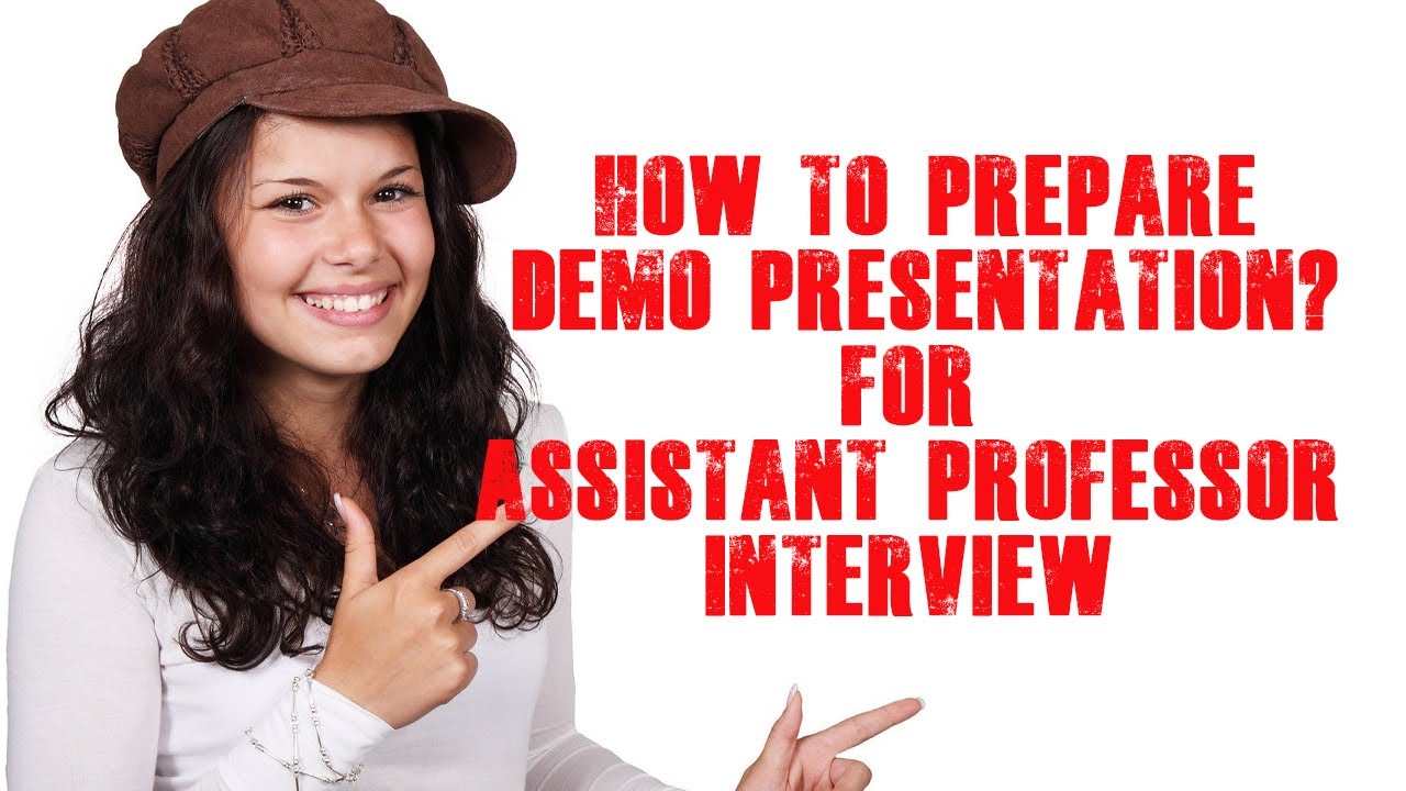 assistant professor job interview presentation