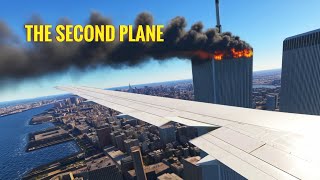 9-11 Left Wing Camera Reconstruction | The Second Flight | Microsoft Flight Simulator | 4K UHD