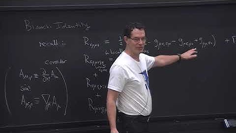 Lecture 9   The Einstein tensor, the deviation of geodesics, the Schwarzschild solution