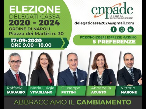 Comitato 2024 - Presentazione Maria Luigia Vitagliano Candidata Delegati Cassa Odcec di Napoli