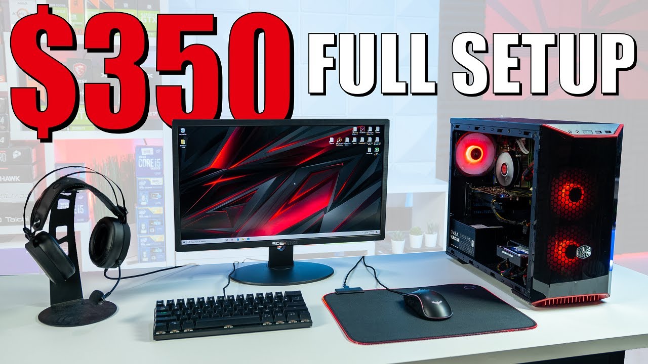 Azië gevangenis ziekenhuis $350 FULL PC Gaming Setup and How To Upgrade It Over Time! - YouTube