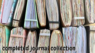 i've written in 25 journals! | completed journal collection
