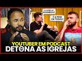 Meu deus pra qu fazer isso no podcast ao vivo  que absurdo