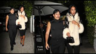Model Laura Harrier Attends A Party With A Friend At The Chateau Marmont Hotel in LA!