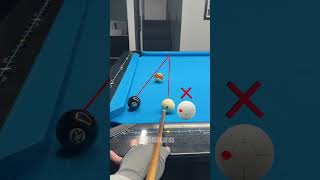 How To Get Past A Blocked Kick Shot✅🎱#billiards #8ballpool #8ball #pool #ComproDoPequeno