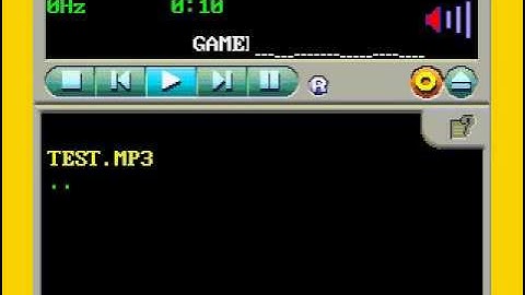 MESS - GP32 WIP - MP3 Player