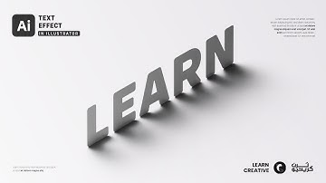 Backlit Text Effect in Illustrator | Shadow Effect | Illustrator 2025